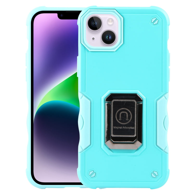 Non-slip Shockproof Armor Phone Case with Ring Holder, For iPhone 15 Plus, For iPhone 15