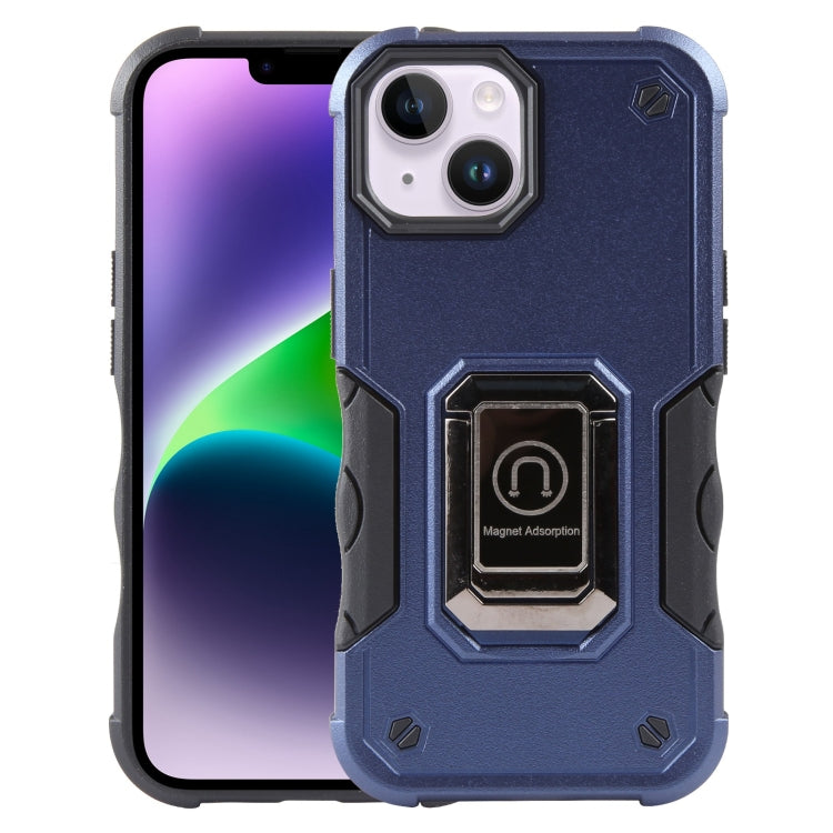 Non-slip Shockproof Armor Phone Case with Ring Holder, For iPhone 15 Plus, For iPhone 15