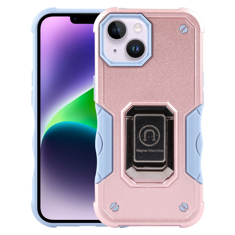 Non-slip Shockproof Armor Phone Case with Ring Holder, For iPhone 15 Plus, For iPhone 15
