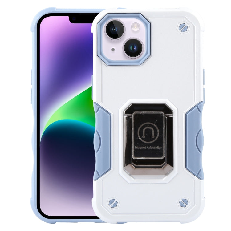 Non-slip Shockproof Armor Phone Case with Ring Holder, For iPhone 15 Plus, For iPhone 15
