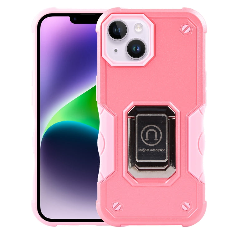 Non-slip Shockproof Armor Phone Case with Ring Holder, For iPhone 15 Plus, For iPhone 15