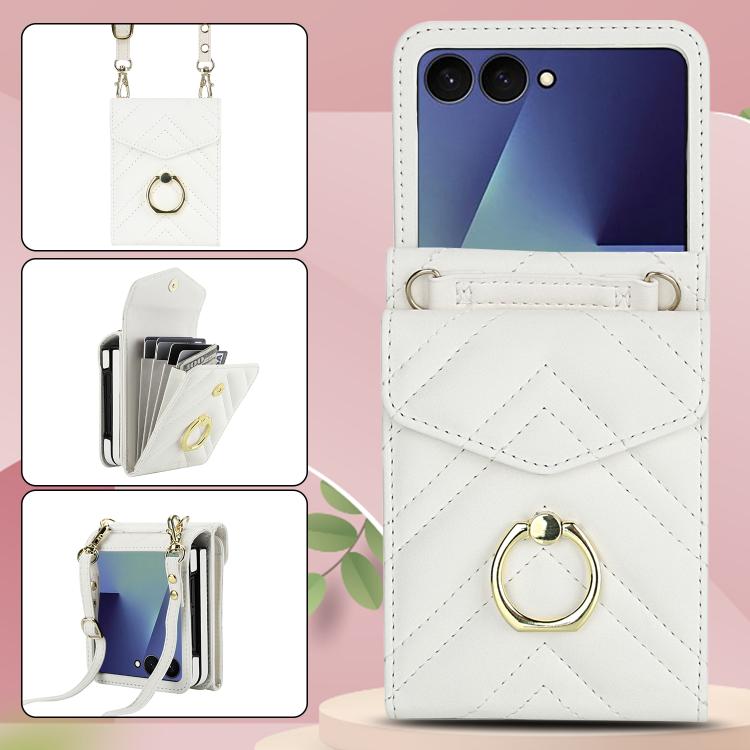 V-shaped RFID Card Slot Phone Case with Ring Holder