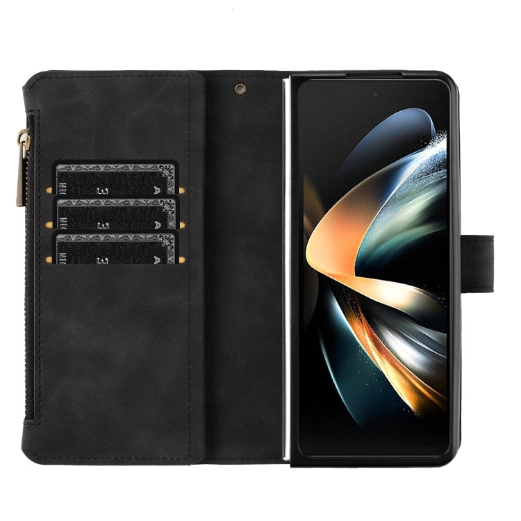 Rhombus Texture Zipper Wallet Leather Phone Case