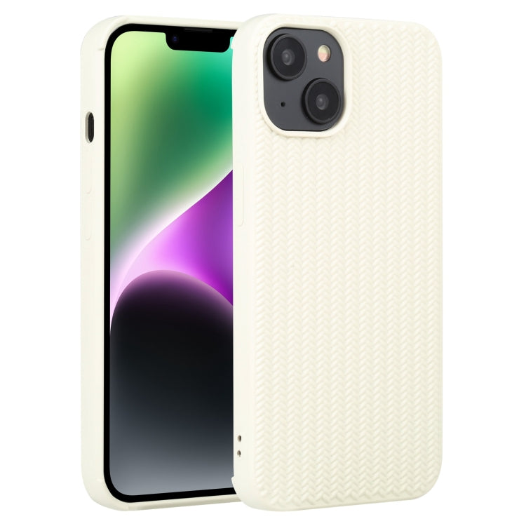 Weave Texture Silicone Phone Case, For iPhone 15 Pro, For iPhone 15 Plus