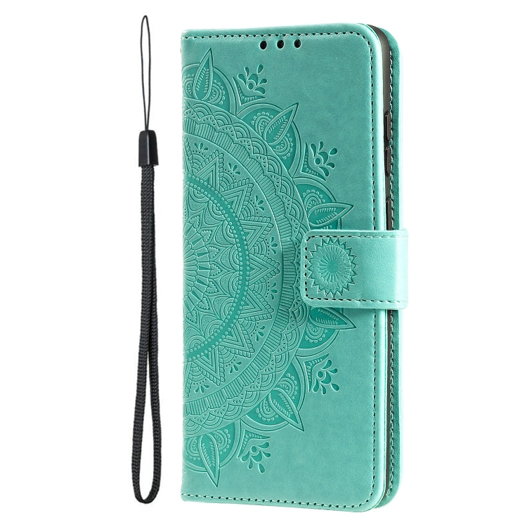 Totem Flower Embossed Leather Phone Case, For iPhone 15 Plus, For iPhone 15