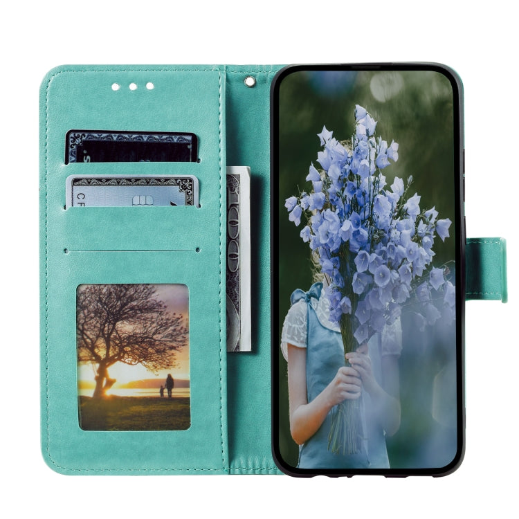 Totem Flower Embossed Leather Phone Case, For iPhone 15 Plus, For iPhone 15