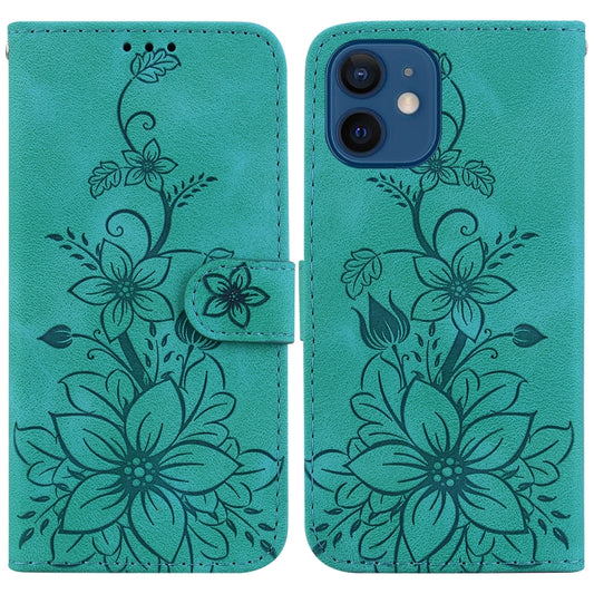 Lily Embossed Leather Phone Case