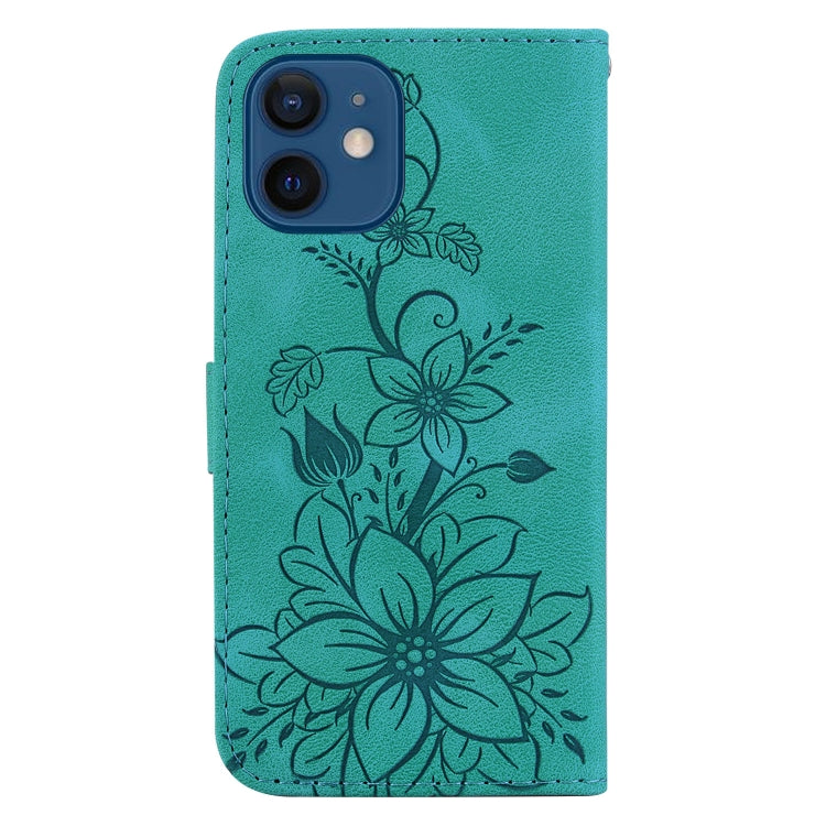 Lily Embossed Leather Phone Case