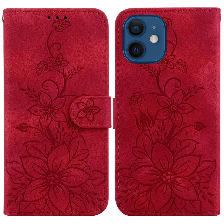 Lily Embossed Leather Phone Case
