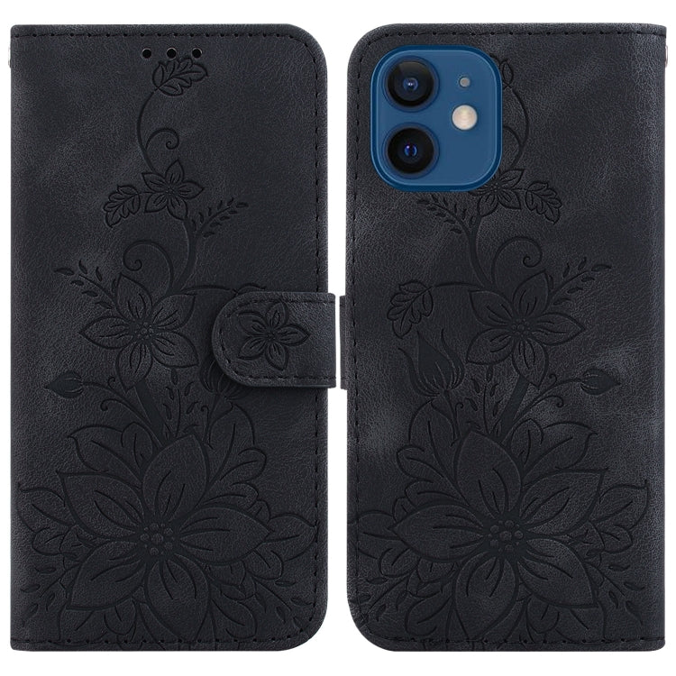 Lily Embossed Leather Phone Case