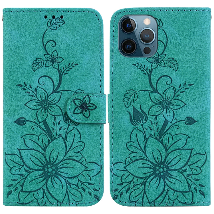 Lily Embossed Leather Phone Case
