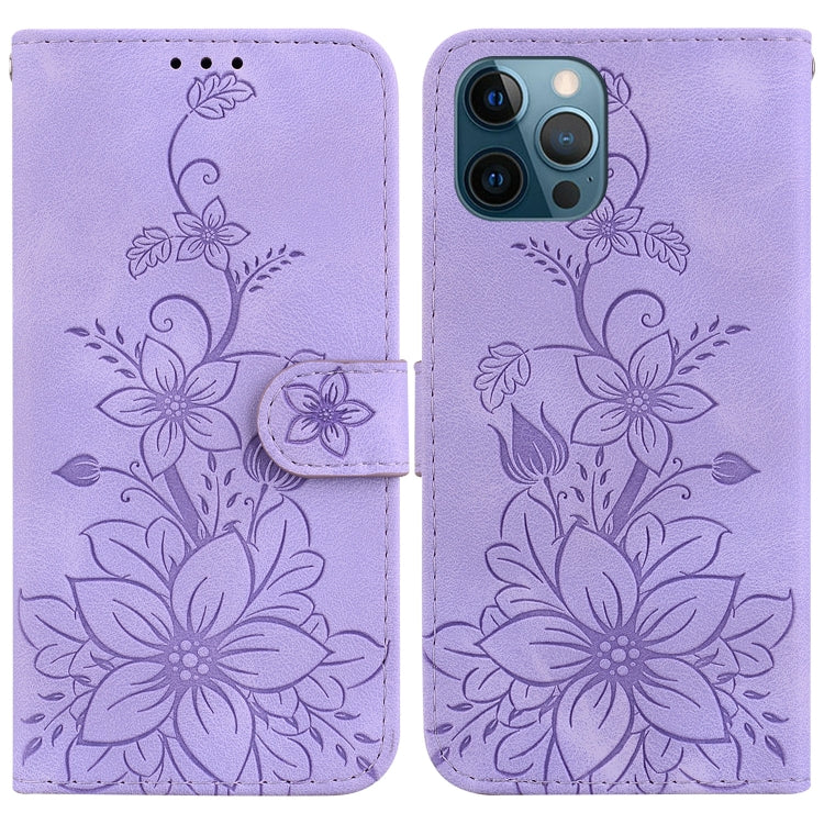 Lily Embossed Leather Phone Case