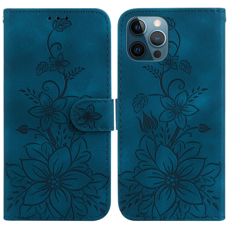Lily Embossed Leather Phone Case