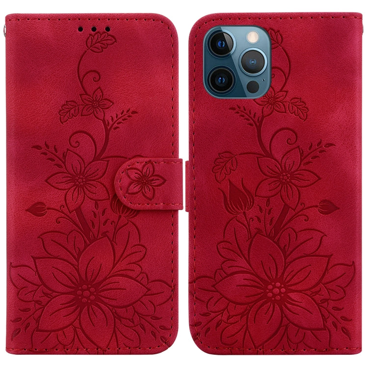 Lily Embossed Leather Phone Case