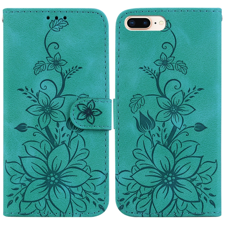 Lily Embossed Leather Phone Case