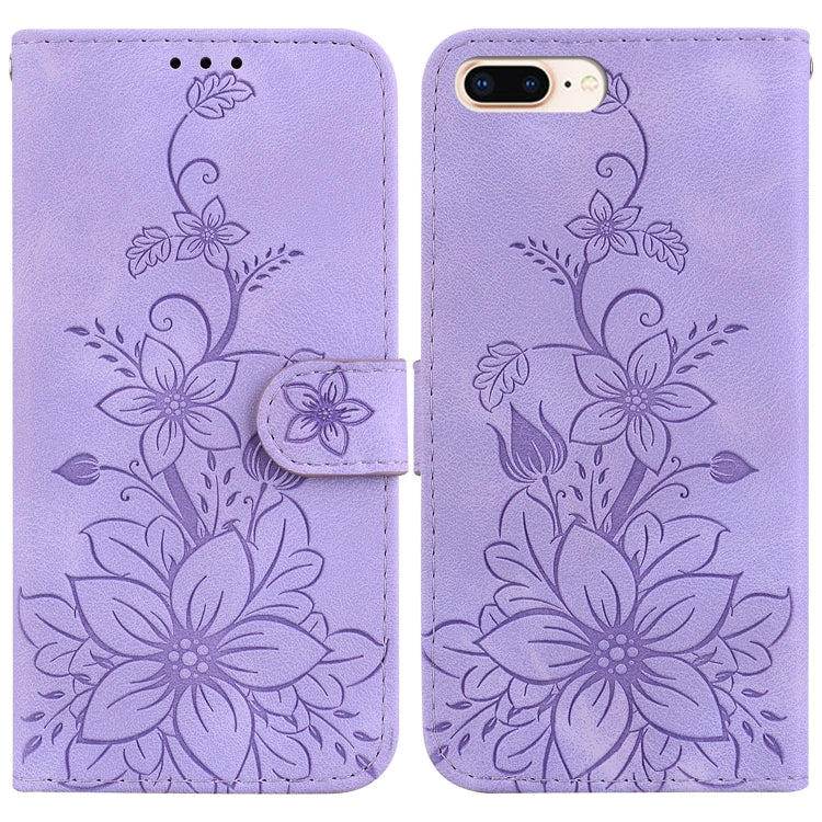 Lily Embossed Leather Phone Case