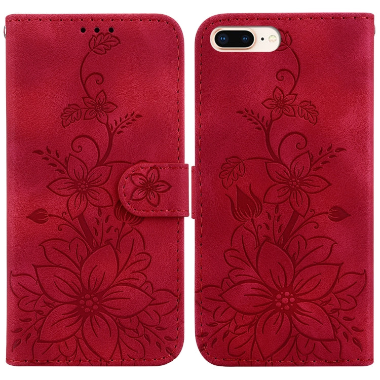 Lily Embossed Leather Phone Case