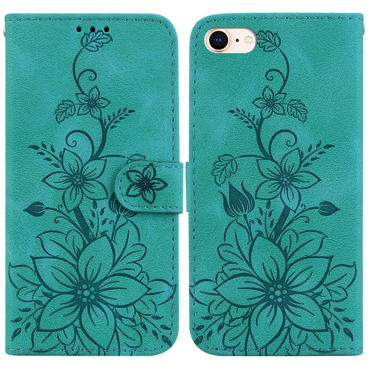 Lily Embossed Leather Phone Case