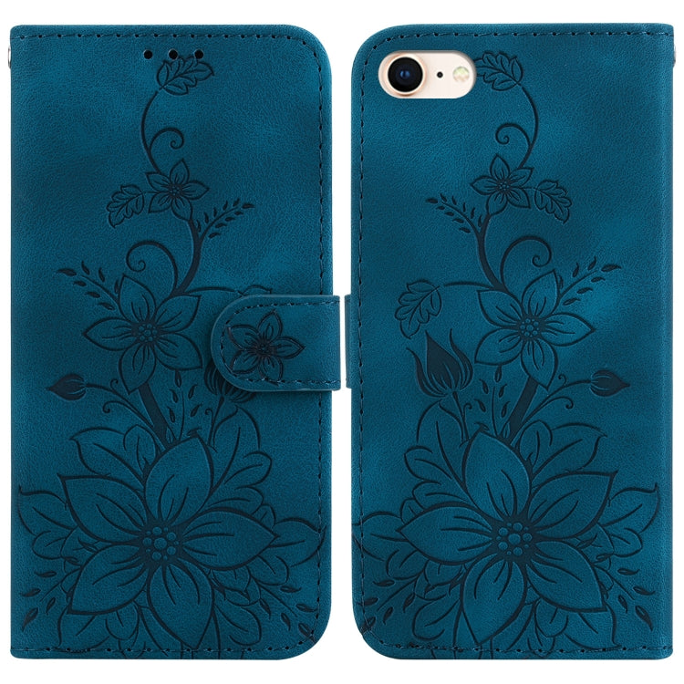 Lily Embossed Leather Phone Case