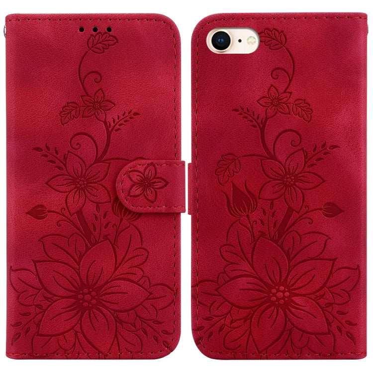 Lily Embossed Leather Phone Case