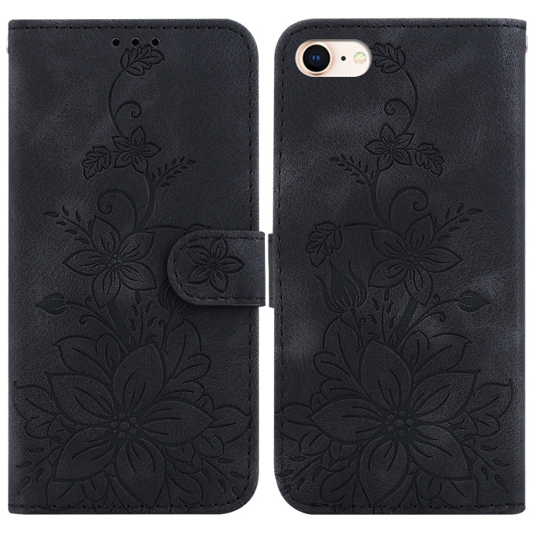 Lily Embossed Leather Phone Case