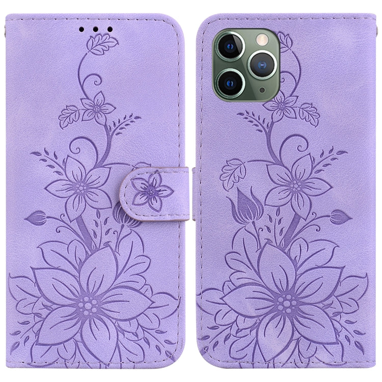 Lily Embossed Leather Phone Case