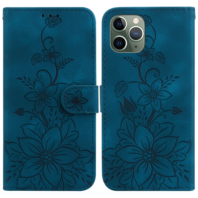 Lily Embossed Leather Phone Case
