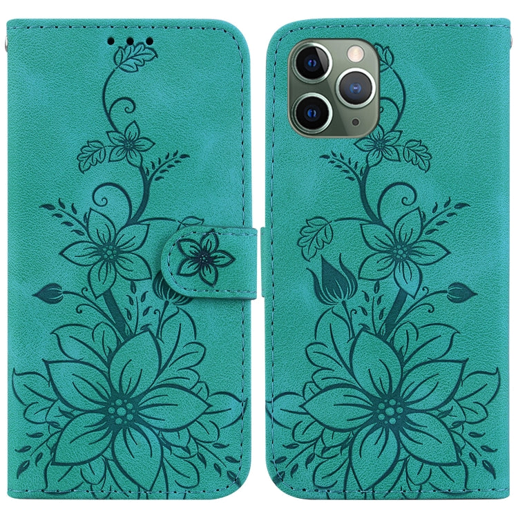 Lily Embossed Leather Phone Case