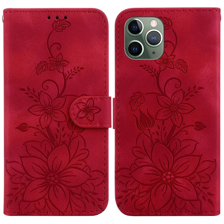Lily Embossed Leather Phone Case