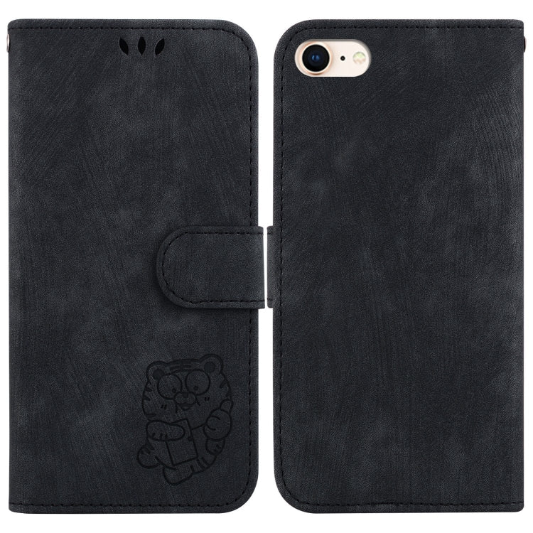 Little Tiger Embossed Leather Phone Case, For iPhone 14 Pro Max, For iPhone 7 / 8 / SE 2022 / 2020, For iPhone 13 Pro Max, For iPhone 13 Pro