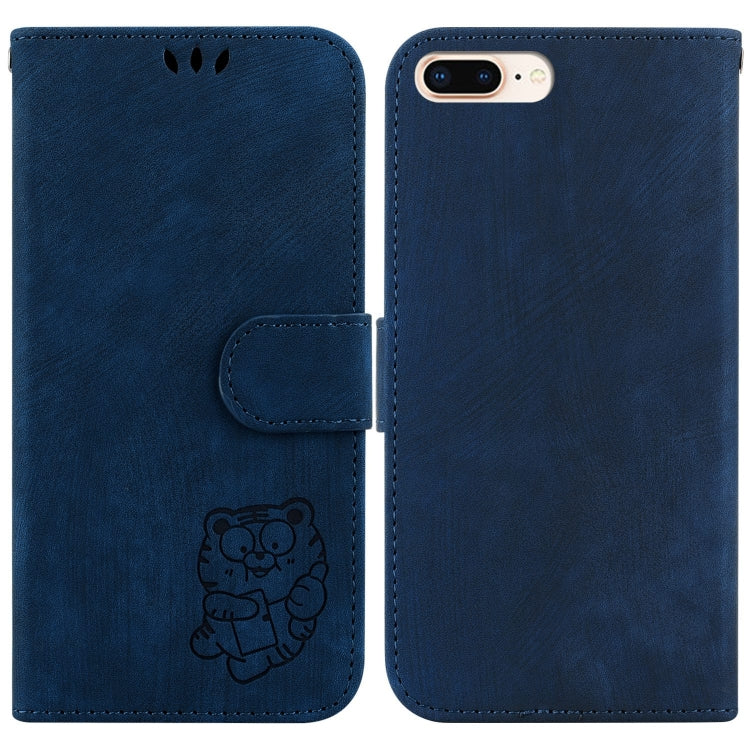 Little Tiger Embossed Leather Phone Case, For iPhone X / XS, For iPhone XR, For iPhone XS Max, For iPhone 7 Plus / 8 Plus