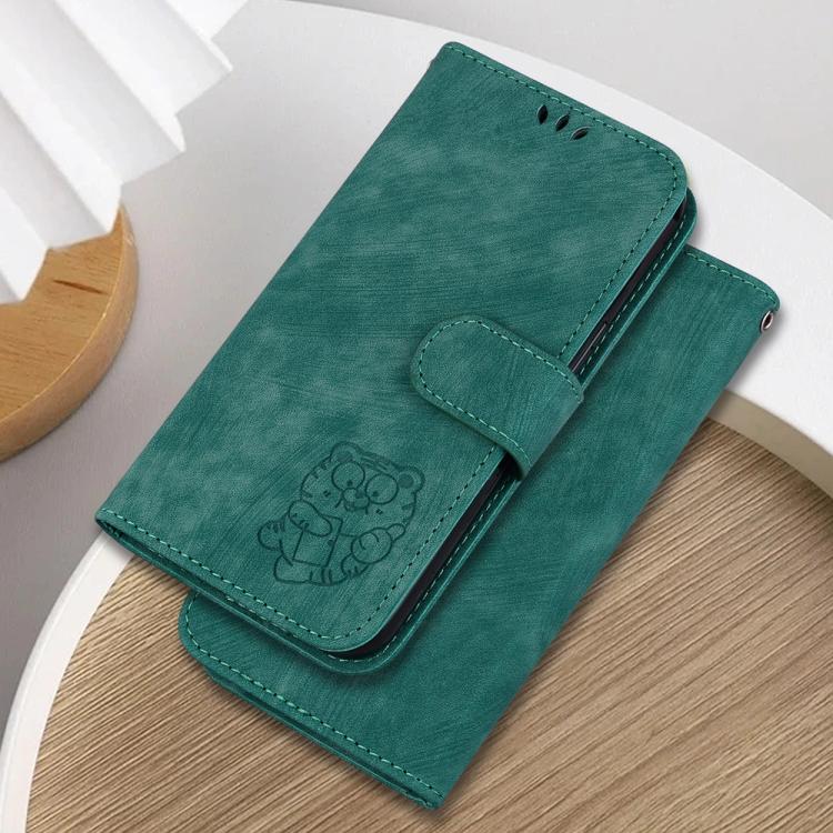 Little Tiger Embossed Leather Phone Case, For iPhone 17 Pro Max, For iPhone 17 Pro, For iPhone 17, For iPhone 17 Air