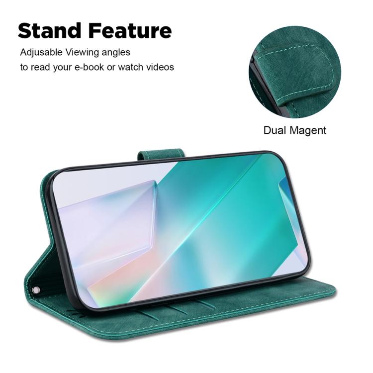 Little Tiger Embossed Leather Phone Case, For iPhone 17 Pro Max, For iPhone 17 Pro, For iPhone 17, For iPhone 17 Air