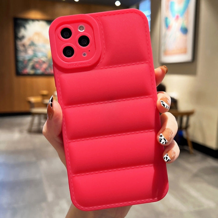 Eiderdown Airbag Frosted TPU Phone Case, For iPhone 15 Pro Max, For iPhone 15 Pro, For iPhone 15 Plus, For iPhone 15