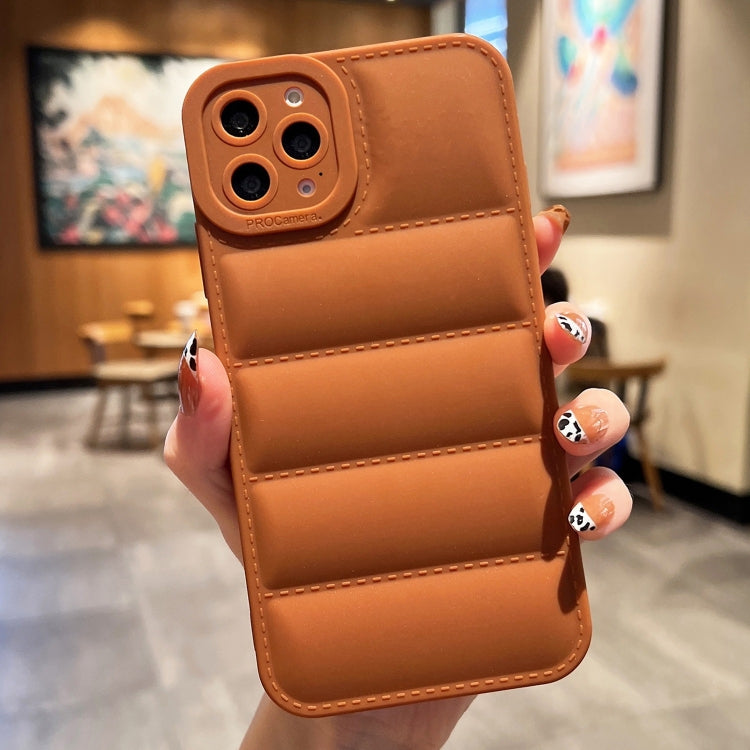 Eiderdown Airbag Frosted TPU Phone Case, For iPhone 15 Pro Max, For iPhone 15 Pro, For iPhone 15 Plus, For iPhone 15