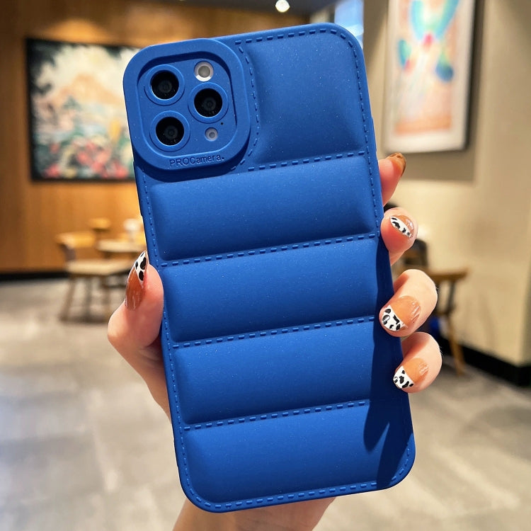 Eiderdown Airbag Frosted TPU Phone Case, For iPhone 15 Pro Max, For iPhone 15 Pro, For iPhone 15 Plus, For iPhone 15