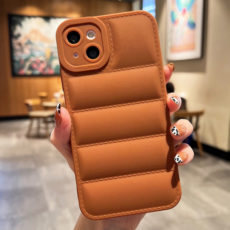 Eiderdown Airbag Frosted TPU Phone Case, For iPhone 15 Pro Max, For iPhone 15 Pro, For iPhone 15 Plus, For iPhone 15