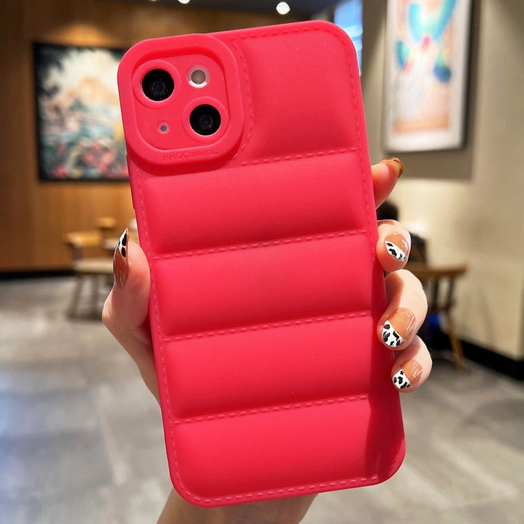 Eiderdown Airbag Frosted TPU Phone Case, For iPhone 15 Pro Max, For iPhone 15 Pro, For iPhone 15 Plus, For iPhone 15