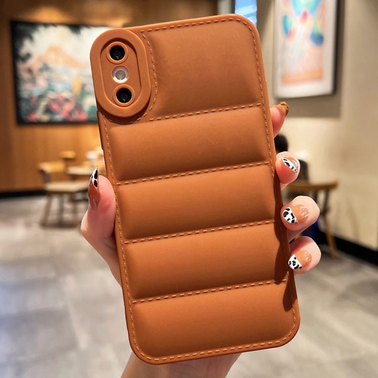 Eiderdown Airbag Frosted TPU Phone Case, For iPhone 11, For iPhone 11 Pro, For iPhone XS / X, For iPhone XR