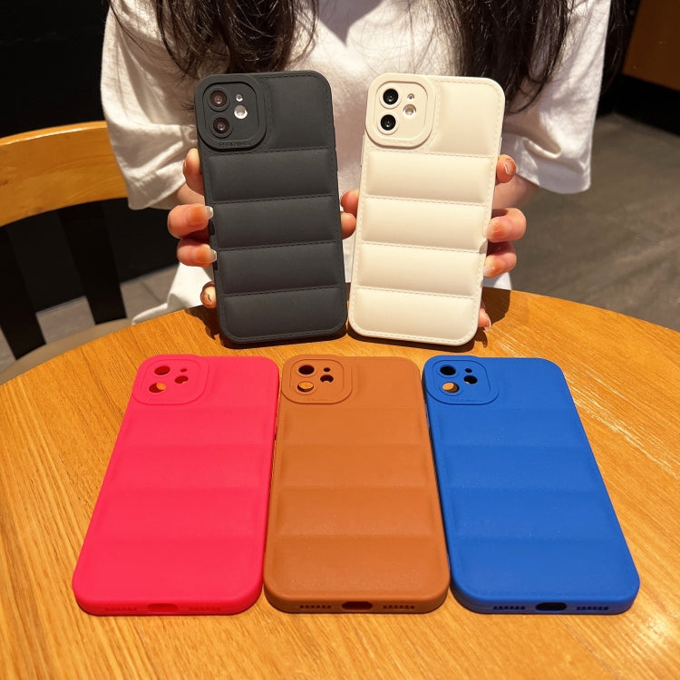 Eiderdown Airbag Frosted TPU Phone Case, For iPhone 15 Pro Max, For iPhone 15 Pro, For iPhone 15 Plus, For iPhone 15