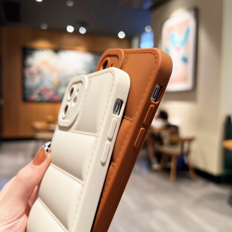 Eiderdown Airbag Frosted TPU Phone Case, For iPhone 15 Pro Max, For iPhone 15 Pro, For iPhone 15 Plus, For iPhone 15