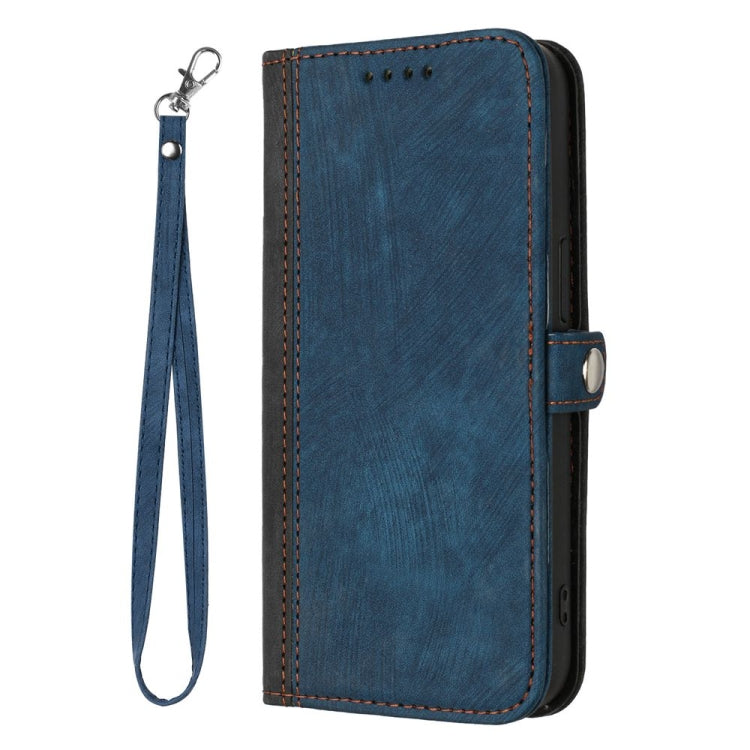 Side Buckle Double Fold Hand Strap Leather Phone Case, For iPhone 16, For iPhone 15 Pro Max, For iPhone 15 Pro, For iPhone 15 Plus