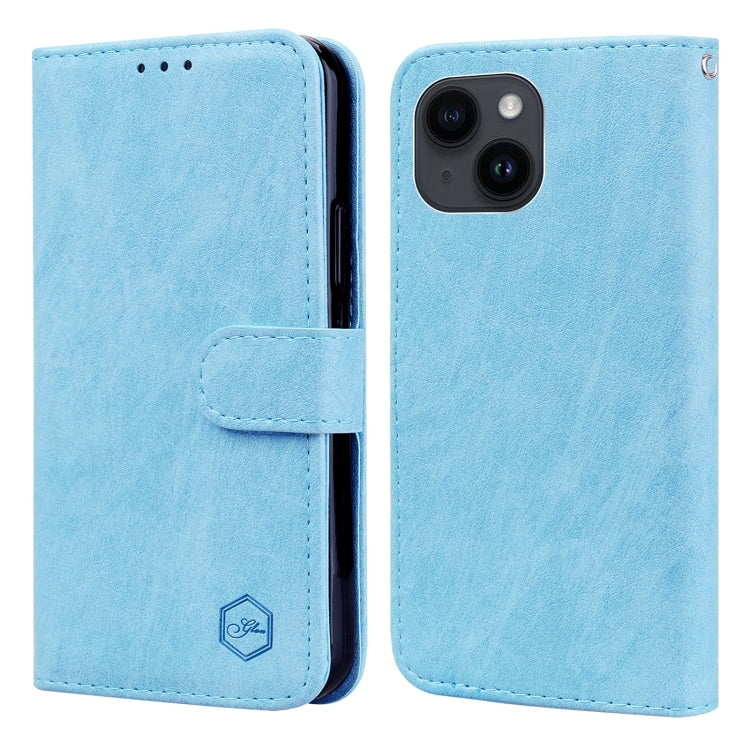 Skin Feeling Oil Leather Texture PU + TPU Phone Case, For iPhone 15 Pro Max, For iPhone 15 Pro, For iPhone 15 Plus, For iPhone 15