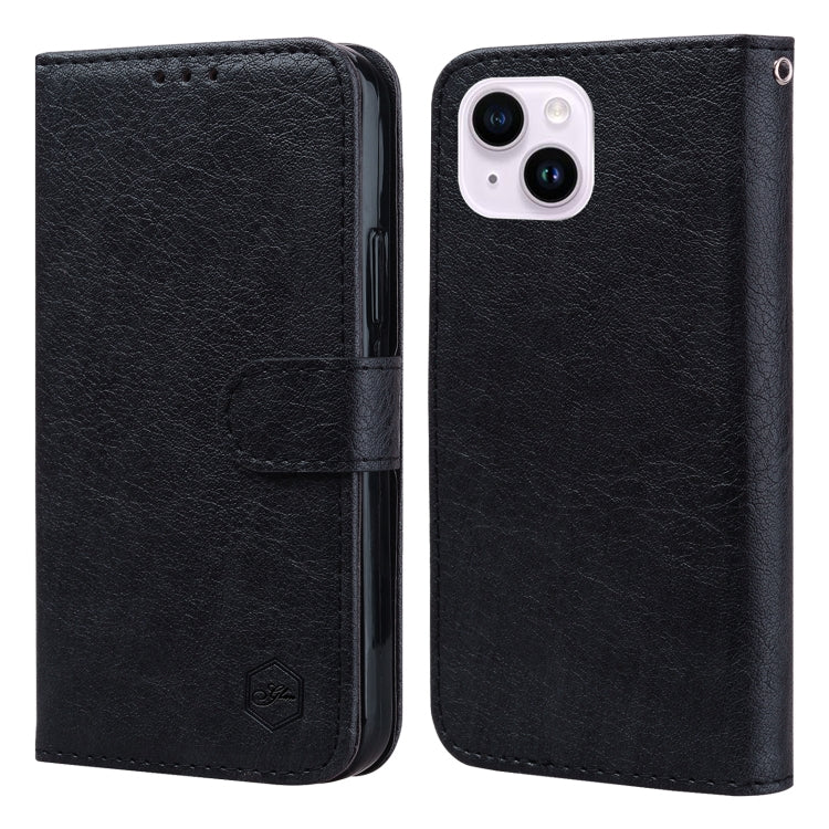Skin Feeling Oil Leather Texture PU + TPU Phone Case, For iPhone 15 Pro Max, For iPhone 15 Pro, For iPhone 15 Plus, For iPhone 15