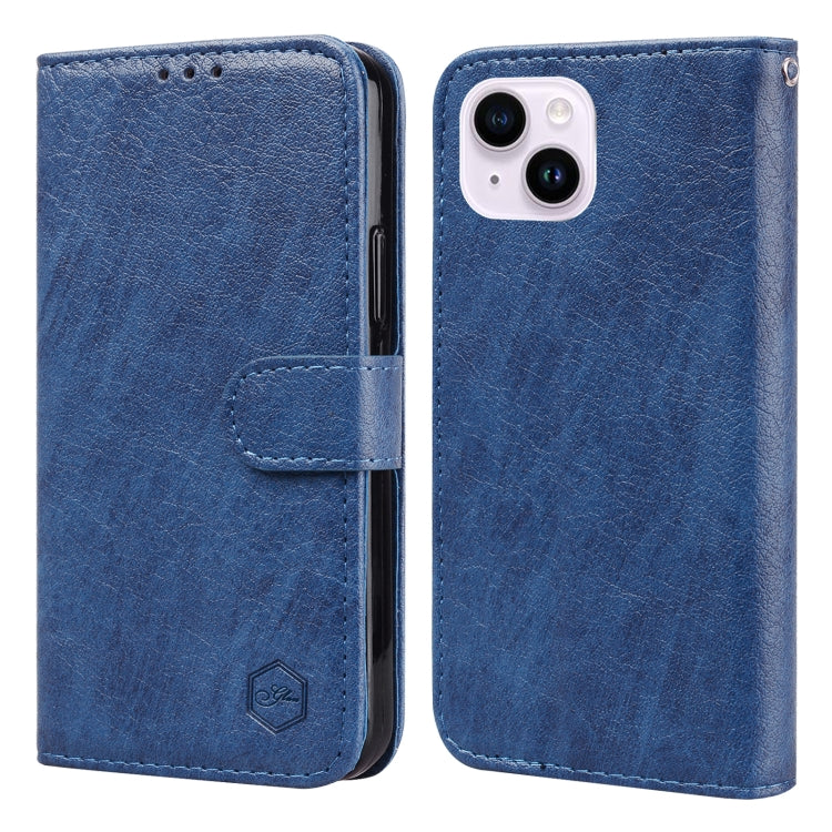Skin Feeling Oil Leather Texture PU + TPU Phone Case, For iPhone 15 Pro Max, For iPhone 15 Pro, For iPhone 15 Plus, For iPhone 15