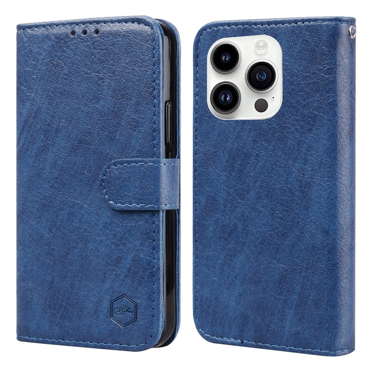 Skin Feeling Oil Leather Texture PU + TPU Phone Case, For iPhone 15 Pro Max, For iPhone 15 Pro, For iPhone 15 Plus, For iPhone 15