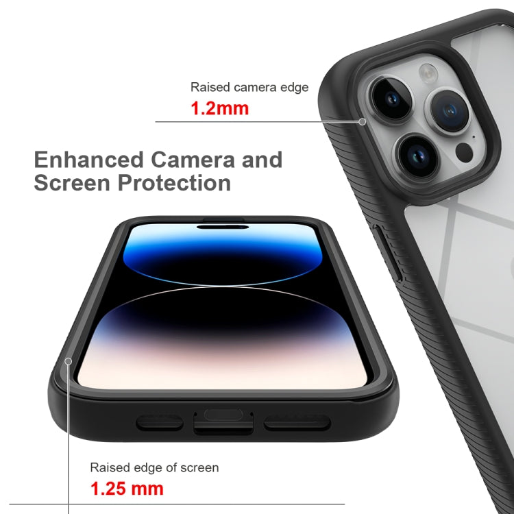 Starry Sky Solid Color Series PC + TPU Phone Case with PET Film, For iPhone 15 Pro Max, For iPhone 15 Pro, For iPhone 15 Plus, For iPhone 15