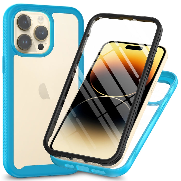 Starry Sky Solid Color Series PC + TPU Phone Case with PET Film, For iPhone 15 Pro Max, For iPhone 15 Pro, For iPhone 15 Plus, For iPhone 15