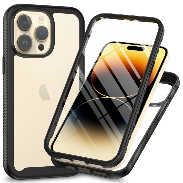 Starry Sky Solid Color Series PC + TPU Phone Case with PET Film, For iPhone 15 Pro Max, For iPhone 15 Pro, For iPhone 15 Plus, For iPhone 15