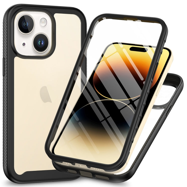 Starry Sky Solid Color Series PC + TPU Phone Case with PET Film, For iPhone 15 Pro Max, For iPhone 15 Pro, For iPhone 15 Plus, For iPhone 15